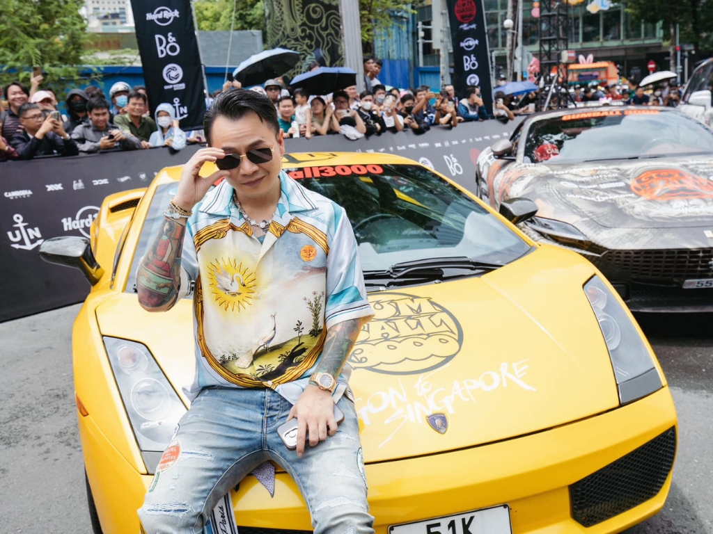 Rapper BinZ cũng xuất hiện tại sự kiện Gumball 3000